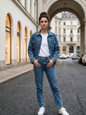 Prezzia Vintage 80's Jean Jacket. Size M